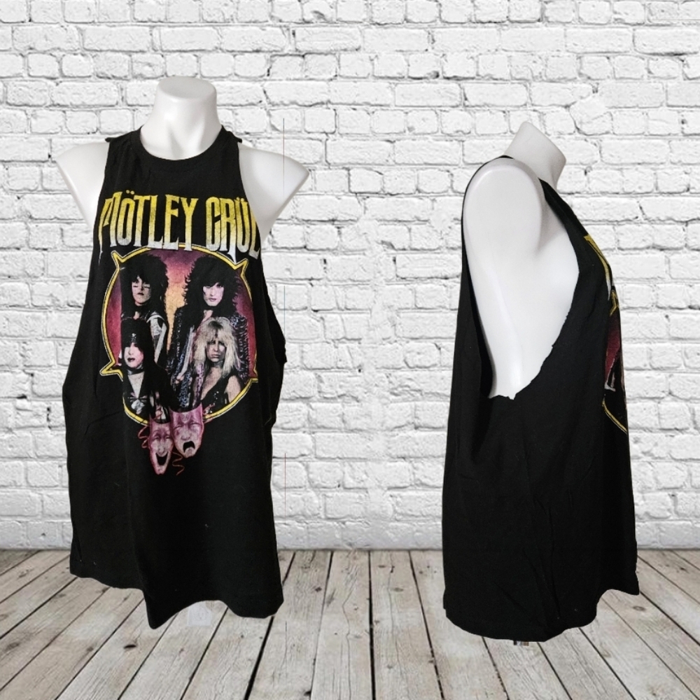 Motley Crue Black Graphic Tank Top